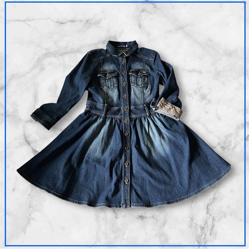 Burberry Denim Vestito Svasato Donna Moda dal Giappone