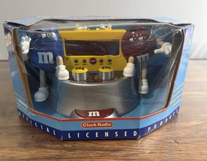 M&M's Clock Radio Vintage AM/FM Radio Tuning Volume New & Vintage READ - Picture 1 of 16
