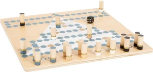 small foot 12223 Malefiz and Halma "Gold Edition", wooden parlour game for the w - Picture 1 of 10