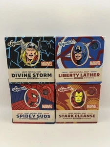 4-Pack Dr. Squatch Limited Edition STARK LIBERTY DIVINE SPIDEY SUDS MARVEL 50Z - Picture 1 of 5