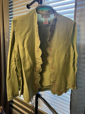 Traje de mujer Jessica Howard 3 piezas verde talla 16 bordado adornado  Foto 1 de 3