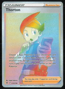 Thorton (Secret) SWSH11: Lost Origin #210/196 Secret Rare - Picture 1 of 2