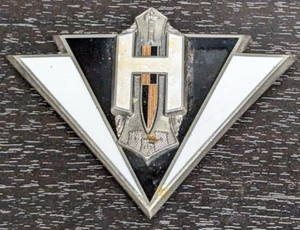 Hupmobile Hupp Motor Car Company Radiator Emblem Badge 1930-33 Detroit Vintage - Picture 1 of 12