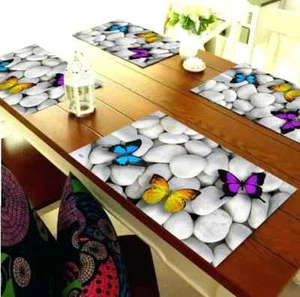 PVC Printed Table Placemats for Dining Table, Fridge and Kitchen Fast Shipping - Picture 1 of 4