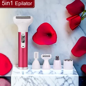Elektrischer Rasierer Intimbereich Akku Damenrasierer Bikini Trimmer Epilierer - Bild 1 von 14