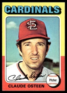 Topps Mini Claude Osteen 1975 St. Louis Cardinals #453 - Imagen 1 de 2