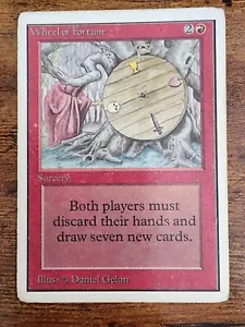 MTG Wheel of Fortune ⭐⭐⭐UNLIMITED Edition 10 REAL HQ PICS!⭐⭐⭐ HP 1993 Magic - Picture 1 of 10