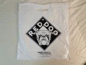 **Red Dog Beer** Plastic Bag Stock Sprint Car Racing NASCAR Winston Cup Souvenir - Picture 1 of 8