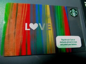 2019 Starbucks VALENTINE card BRIGHT COLORS Philippines pin intact Philippines - Picture 1 of 3