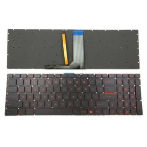 Nuevo teclado MSI GP65 Leopard 10SDR 10SER 10SCXR 10SFR MS-16U7 con retroiluminación roja - Imagen 1 de 1