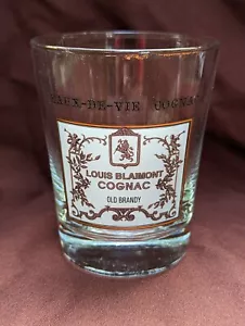 Vintage LOUIS BLAIMONT COGNAC Old Brandy Glass Eaux-De-Vie French - Picture 1 of 4