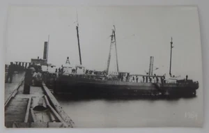 Steamship Steamer MARY A. BOARDMAN real photo postcard RPPC - Picture 1 of 2