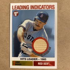 2005 Topps Pristine Legends Wade Boggs Leading Indicators GU  Bat #LI-WB (230)