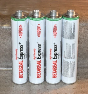 4 Pack Dupont Betaseal Express+ Urethane Auto Glass Adhesives 60 MDAT (EXP.2023) - Picture 1 of 1