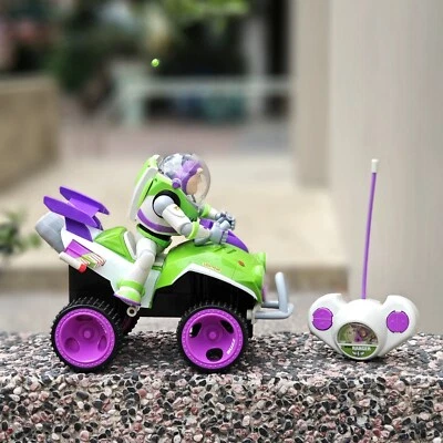 Toy Story Buzz Lightyear RC Remote Control Car Vehicle Play Toy SUPER SPACE QUAD - image 1 of 4