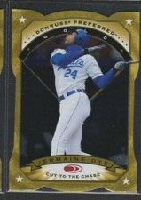 1997 DONRUSS PREFERRED GOLD CUT TO THE CHASE DIE-CUTS #83 JERMAINE DYE ROYALS SP