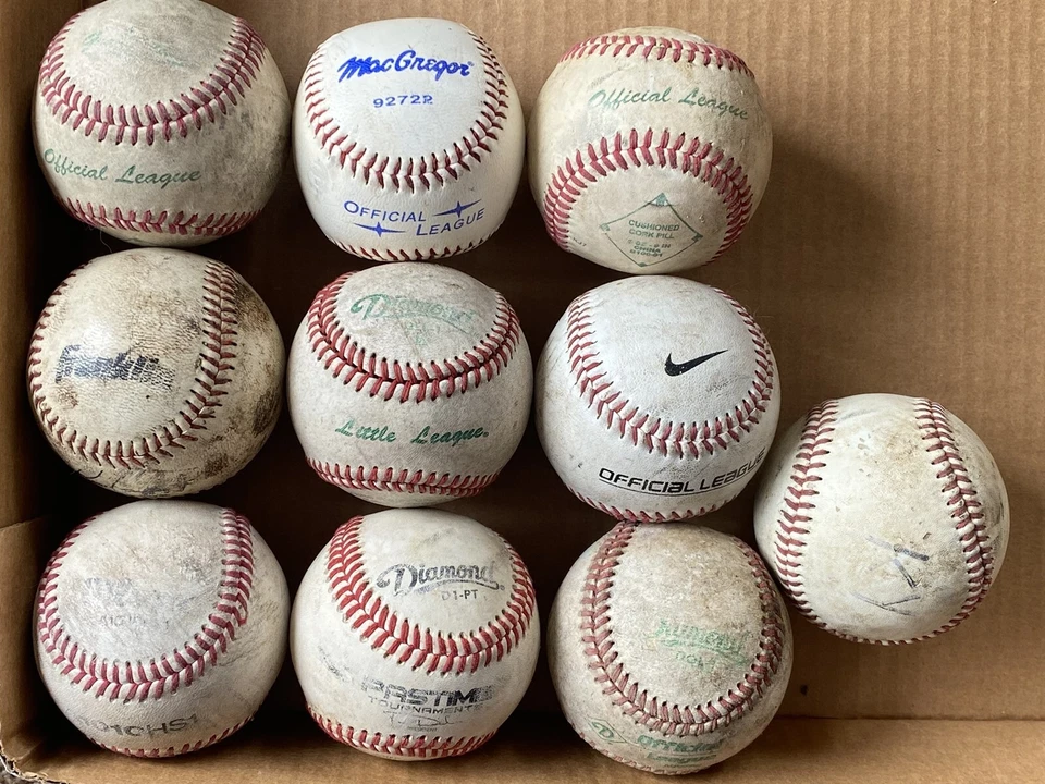 9" Baseball Practice Balls (I) - Lot of 10 - Image 1 of 1