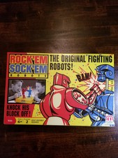 Mattel Games Rock 'Em Sock 'Em Robots Game New 