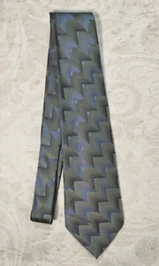 Stafford Executive Designer Mens 100% Silk Neck 58"x 4" Tie Blue Multicolor - Picture 1 of 7