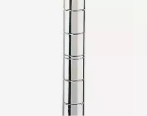 Commercial Chrome Wire Shelving Posts - Set of 4 Poles - NSF - Picture 1 of 24