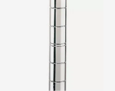 Commercial Chrome Wire Shelving Posts - Set of 4 Poles - NSF - Image 1 of 4