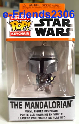 Original Funko Keychain THE MANDALORIAN WITH DARKSABER Star Wars - MINT - Immagine 1 di 4