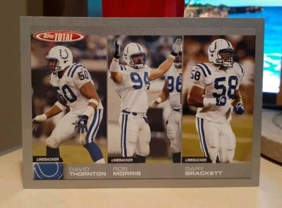 2004 GARY BRACKETT TOTAL SILVER *HIS ONLY ROOKIE* RUTGERS INDIANAPOLIS COLTS - Image 1 of 2