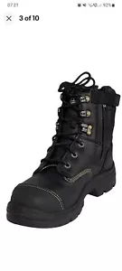 Oliver’s Work Boots - Men’s Steel cap With Zipper Aus Size 10 - Picture 1 of 7
