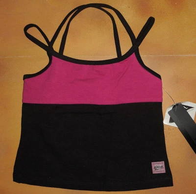 NUEVO CON ETIQUETAS Dance Bloch Mulberry Negro Doble Correa Cami Top Niñas Pequeño Niño 4/6 CZ5447D Foto 1 de 3