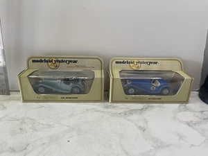Matchbox Models of Yesteryear Y1 & Y3 Jaguar SS100 & Riley MPH Free Postage - Picture 1 of 7