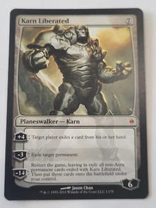 Karn Liberated New Phyrexia Mythic Rare Nm Mtg Magic The Gathering - Picture 1 of 9