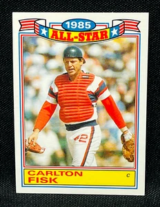 1986 Topps Baseball - CARLTON FISK #9 - GLOSSY ALL-STARS - CHICAGO WHITE SOX - Picture 1 of 2