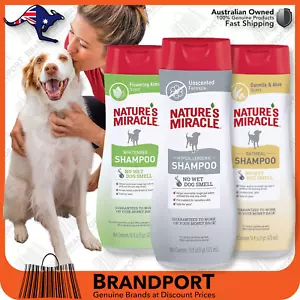 Dog Puppy Shampoo Natures Miracle Odour Control, Hypoallergenic, Whitening 473ml - Picture 1 of 22