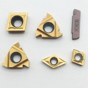 6Pcs 16mm Shank Carbide Insert CNC Turning Tool Holder CCMT DCMT 16ER 16IR MGMN - Picture 1 of 5