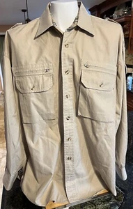 Burberrys Herren M Langarm Outdoor Hemd Doppeltasche Fisch Jagd  - Bild 1 von 10