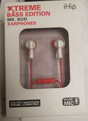 iHip Xtreme бас издание Mr Bud наушники красный iPhone, iPod iPad (LOC TUB L-59) - Изображение 1 из 2
