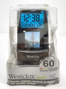 Westclox Digital Reisewecker 70024 60 Fotoalbum LCD Temperatur - Bild 1 von 9