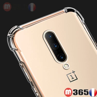oneplus 7 7pro 7tpro coque protection transparente coque anti choc 1+ oneplus