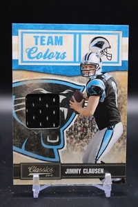 Jimmy Clausen, Panthers, 2010 Panini Classics Team Colors Patch 189/299 #26 - Picture 1 of 2