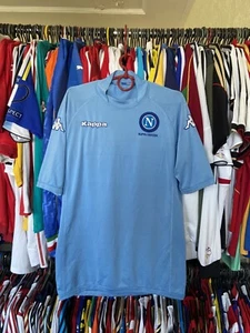 NAPOLI 2004 2005 HOME FOOTBAL SHIRT SOCCER JERSEY KAPPA sz L MEN - Picture 1 of 15