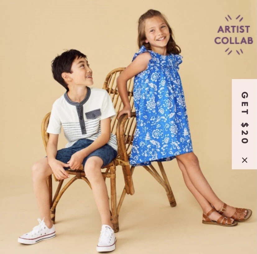 $60 Tea Collection 3 3T 4 4T Vietnam Dress Metiseko Pagoda Garden Blue Easter - Image 1 of 4