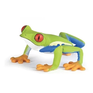 PAPO Wild Animal Kingdom Red-Eyed Tree Frog Toy Figure - 50210 - Picture 1 of 1