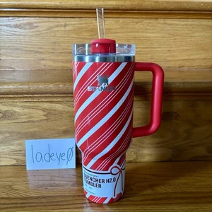 Stanley x Target CANDY CANE TWIST 40 oz Christmas 2025 Quencher FAST SHIP - Picture 1 of 8