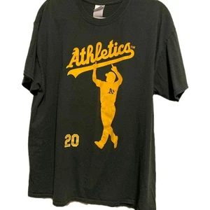 Oakland A's Oakland Athletics T-Shirt Graphic Tee grün & gelb #20 Gr. XL - Bild 1 von 7