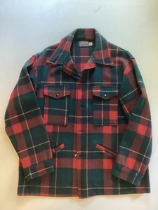 Vintage Pendleton Mackinaw Cruiser Wool Field Jacket Hunting Size L EUC - Picture 1 of 7