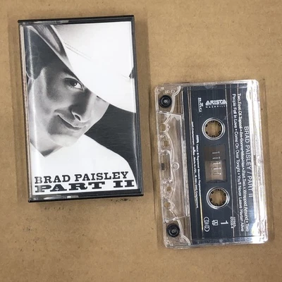 BRAD PAISLEY Cassette Tape Rock Country PART 2 IM GONNA MISS HER THE FISHIN SONG - Image 1 of 4
