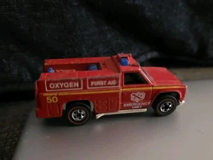 Gebrauchter 1974 Hot Wheels Redline Emergency Unit Red Truck Vintage - Bild 1 von 5