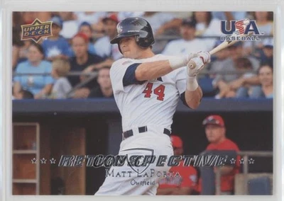 2008 Upper Deck USA Baseball Teams Retrospectives Matt LaPorta #USA-12 Rookie RC - Image 1 of 2