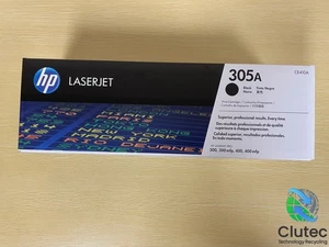 Neu Original versiegelte HP Laserjet 305A CE410A schwarze Tonerkassette - Bild 1 von 1