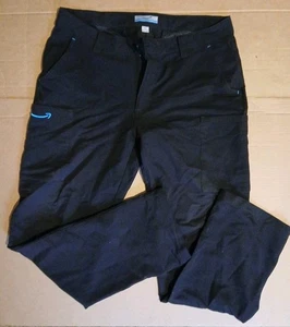 Amazon Pants Mens Large 34-36 Black Luly Yang Cargo Stretch Workwear Uniform - Picture 1 of 4